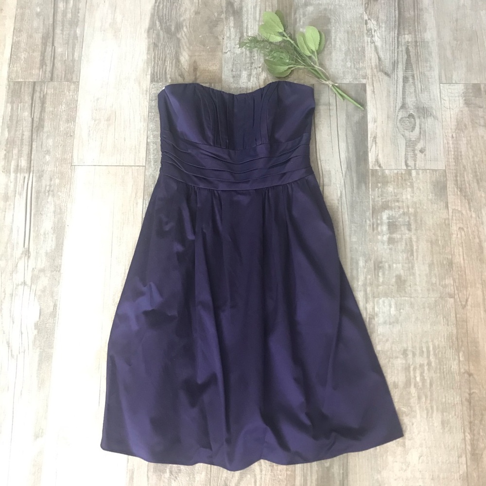 David’s Bridal Charmeuse short dress Sz 4